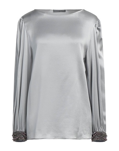 ALBERTA FERRETTI Top Grigio 100% Seta