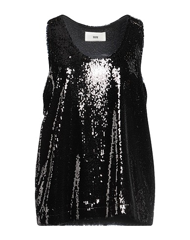 SOLOTRE Top Black 97% Polyester, 3% Eco Polyester