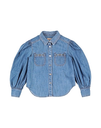 ELISABETTA FRANCHI Denim shirt Blue 100% Cotton