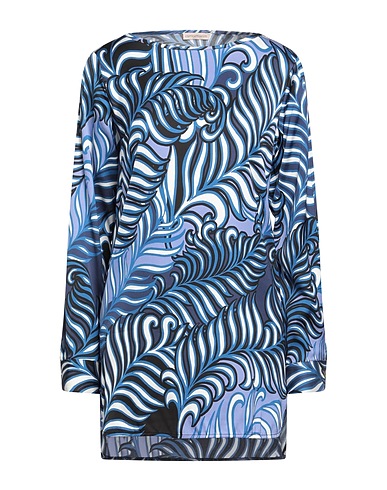 CAMICETTASNOB Top Blu 97% Viscosa, 3% Elastan