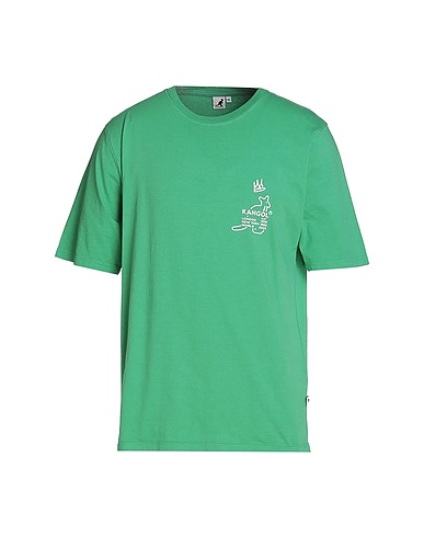 KANGOL T-Shirt Grün 100% Baumwolle