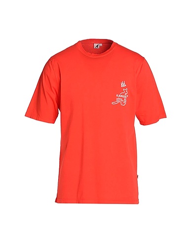 KANGOL T-shirt Tomato red 100% Cotton
