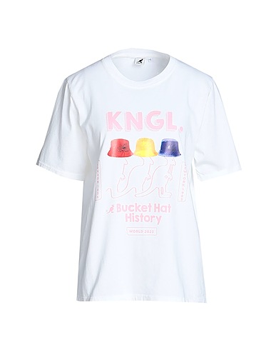 KANGOL T-shirt White 100% Cotton