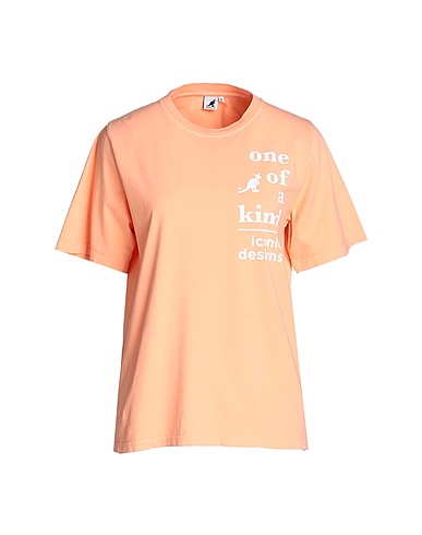 KANGOL T-shirt Salmon pink 100% Cotton