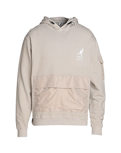 KANGOL Hooded sweatshirt Khaki 100% Cotton