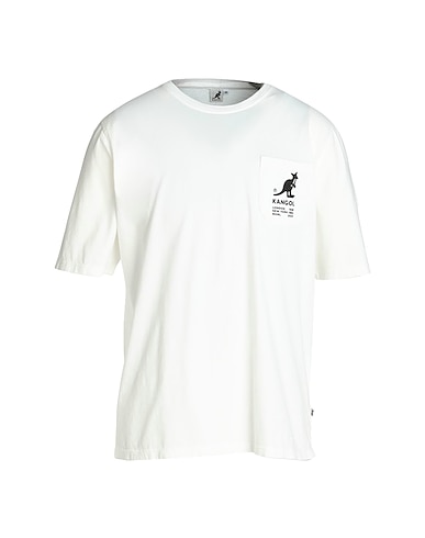 KANGOL T-Shirt Weiß 100% Baumwolle