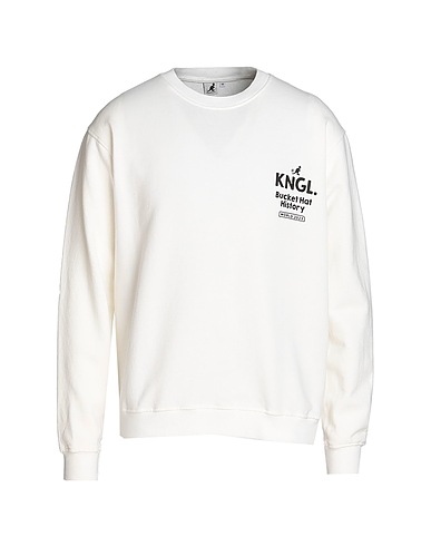 KANGOL Sweatshirt White 100% Cotton