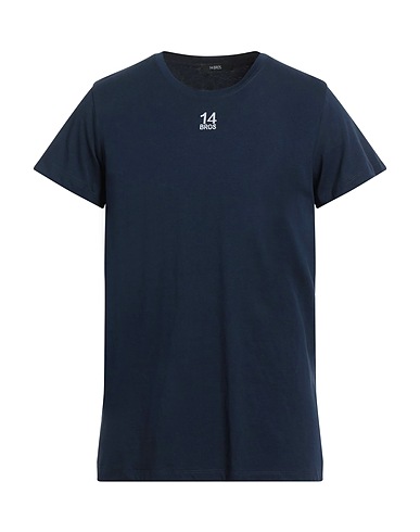 14BROS T-shirt Navy blue 100% Cotton
