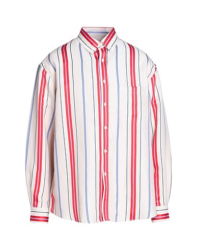 LC23 Striped shirt STRIPES SHIRT
 Ivory 100% Cotton