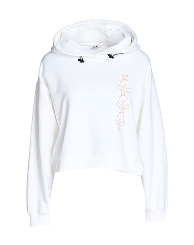 KANGOL Hooded sweatshirt White 100% Cotton