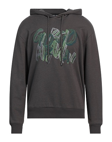 GIORGIO ARMANI Hooded sweatshirt 93% Cotton, 7% Cashmere