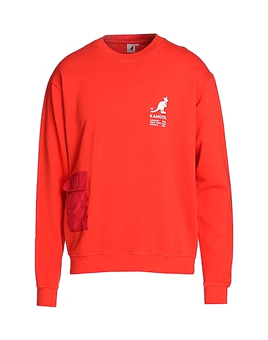 KANGOL Felpa Rosso pomodoro 100% Cotone