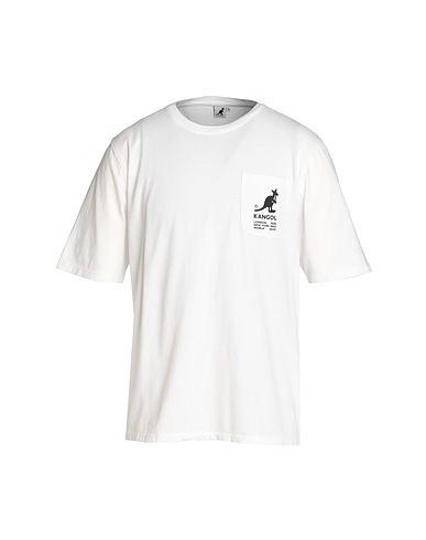 KANGOL T-shirt White 100% Cotton