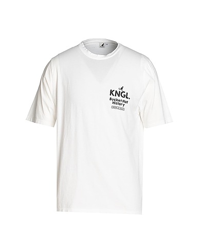 KANGOL T-shirt White 100% Cotton