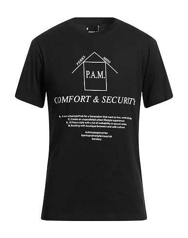 P.A.M. PERKS AND MINI T-shirt Black 100% Organic cotton