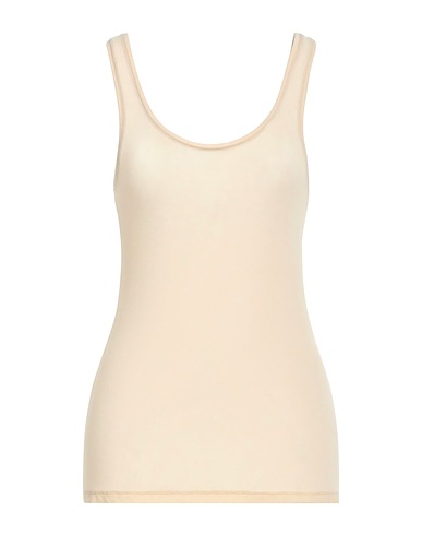 SOLOTRE Vest Pastel yellow 66% Viscose, 19% Polyamide, 9% Cashmere, 6% Elastane