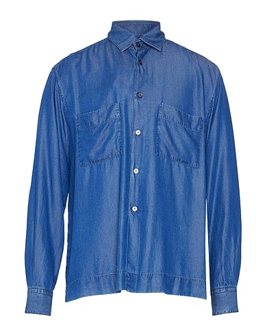 XACUS Jeanshemd Blau 100% Lyocell