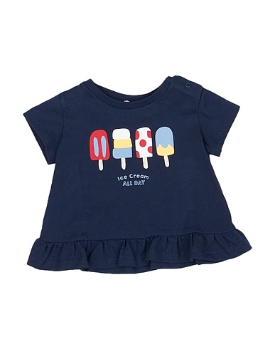 LARANJINHA T-Shirt Marineblau 100% Baumwolle