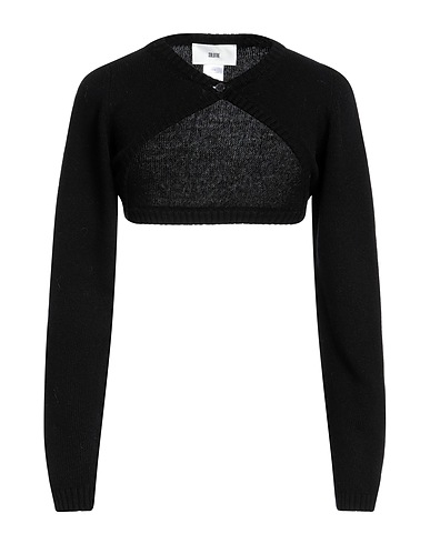 SOLOTRE Shrug Black 100% Wool