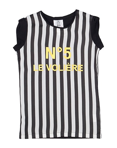 LE VOLIÈRE T-shirt Charcoal 60% Acrylic, 40% Lurex®