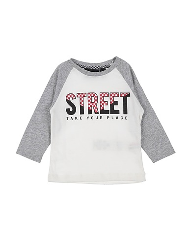 PLEASE T-shirt Ivory 100% Cotton