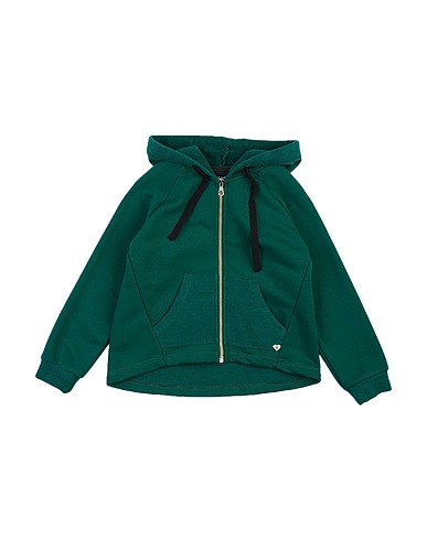 PLEASE Felpa Verde 52% Cotone, 48% Poliestere