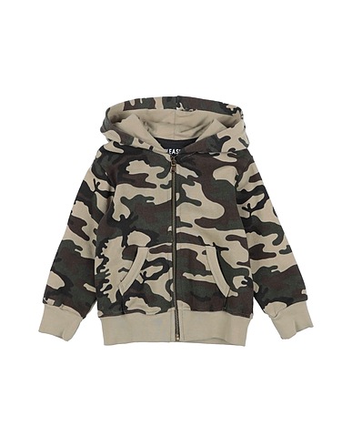 PLEASE Sweatshirt Military green 100% Cotton