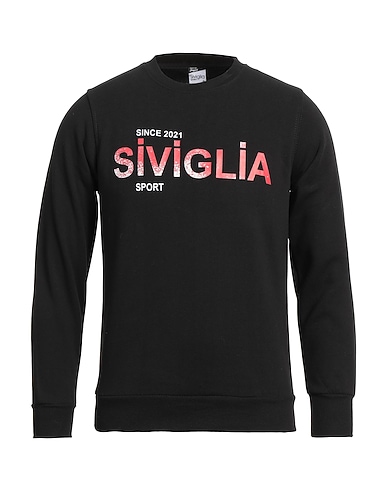SIVIGLIA Sweatshirt Black 80% Cotton, 20% Polyester