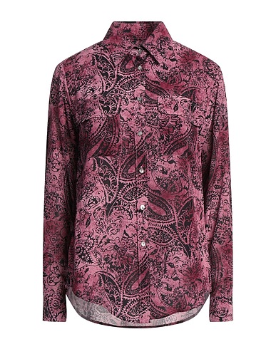 CAMICETTASNOB Patterned shirts & blouses Mauve 100% Viscose