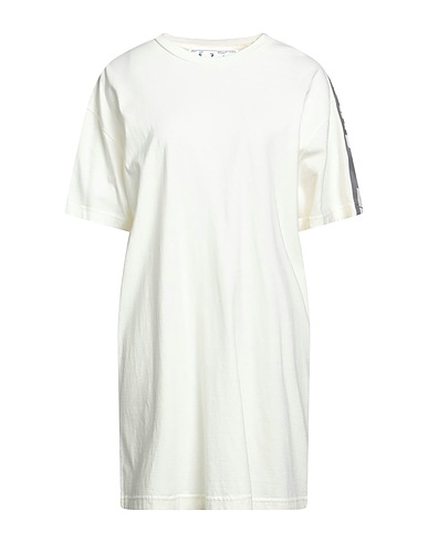 OFF-WHITE™ T-shirt Panna 100% Cotone, Poliestere