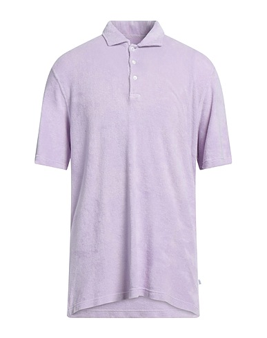 FEDELI Polo shirt Mauve 100% Cotton