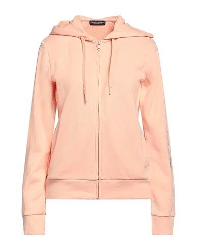 EMPORIO ARMANI Hooded sweatshirt Apricot 60% Cotton, 40% Polyester
