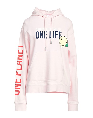 DSQUARED2 Hooded sweatshirt Pink 100% Cotton