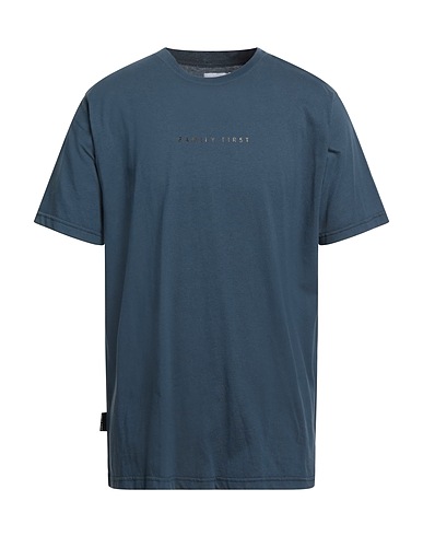 FAMILY FIRST  Milano T-shirt Slate blue 100% Cotton
