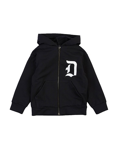 DONDUP Sweatshirt Black 94% Cotton, 6% Elastane