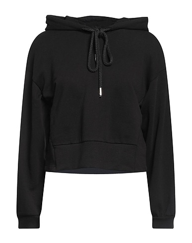 TWENTY EASY by KAOS Felpa Nero 100% Cotone, Elastan
