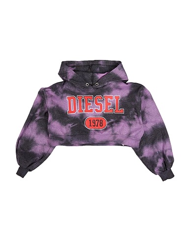 DIESEL Sweatshirt Mauve 40% Polyester, 31% Cotton, 10% Viscose, 10% Metallic fiber, 9% Nylon