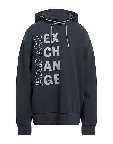 ARMANI EXCHANGE Hoodie Nachtblau 75% Viskose, 16% Polyamid, 9% Elastan, Polyester, Bikomponentenfaser