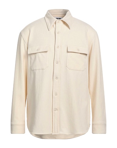 GRIFONI Shirts Cream 53% Polyester, 43% Cotton, 4% Elastane