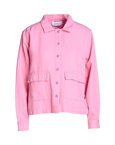 DEDICATED. Hemden und Blusen einfarbig Rosa 70% Baumwolle, 30% Hanf