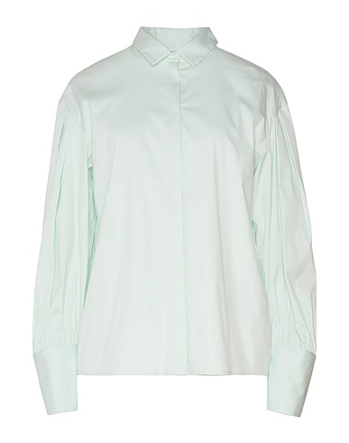FABIANA FILIPPI Solid colour shirts & blouses Light green 78% Cotton, 18% Polyamide, 4% Elastane