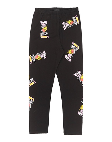 IMOMI Leggings Nero 90% Cotone, 10% Elastan