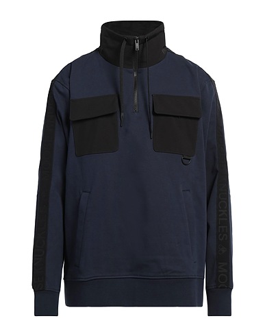 MOOSE KNUCKLES Sweatshirt Navy blue 100% Cotton, Polyester