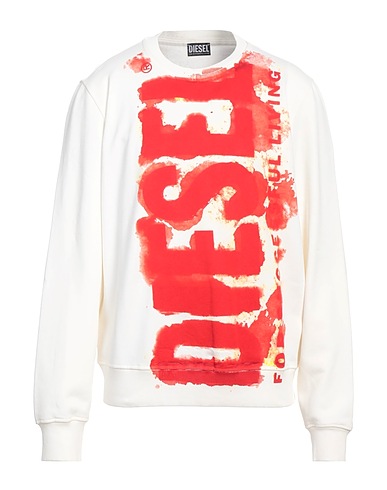 DIESEL Sweatshirt White 100% Cotton