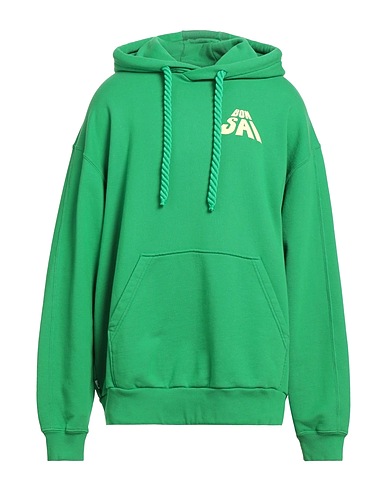 BONSAI Hooded track jacket  Green 100% Cotton