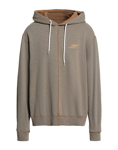 COVERT Hooded track jacket  Khaki 70% Cotton, 30% Polyester