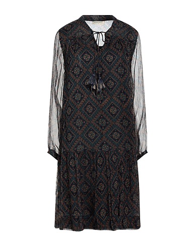 MAISON HOTEL Vestito midi Blu notte 100% Viscosa