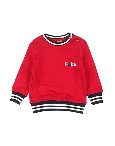 PLEASE Sweatshirt Red 100% Cotton