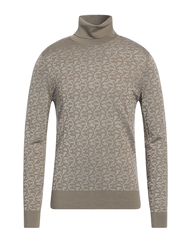 EMPORIO ARMANI Turtleneck Khaki 58% Virgin Wool, 42% Viscose
