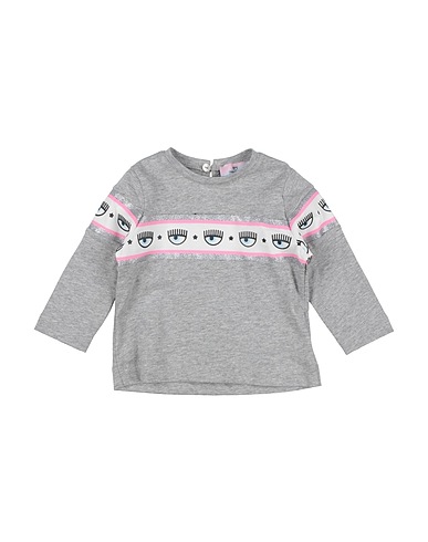CHIARA FERRAGNI T-shirt Grey 100% Cotton